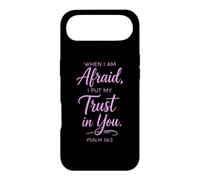 When I Am Afraid Psalm 56:3 Bible Verse Faith Trust God Pray Case for iPhone Air