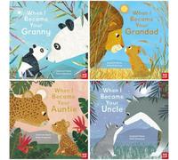 When I Became Series By Susannah Shane Illustrated 4 Picture Books Collection Set (When I Became Granny, Grandad, Auntie & Uncle)
