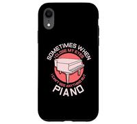 When I close my eyes I can't see anything but piano Case for iPhone XR