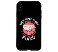 When I close my eyes I can't see anything but piano Case for iPhone XS Max