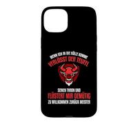 When I come to Hell, the devil leaves his throne Case for iPhone 15 Plus