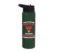 When I Come to Hell, the Devil Leaves his Throne Stainless Steel Insulated Water Bottle