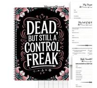 When I Die Book Planner | Final Wishes Organizer Book,Arrangements Binder, When I'M Gone Notebook for Will Preparation, Last Wishes, Funeral Planning