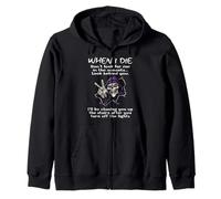 When I Die Don't Look For Me In The Sunsets Zip Hoodie