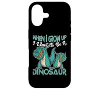 When I Grow Up, I Want To Be A Dinosaur For Kids Case for iPhone 17