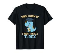 When I Grow Up I Want to Be A T-Rex Graduation Dino T-Shirt