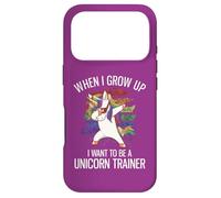 When I Grow Up I Want To Be A Unicorn Trainer Case for iPhone 17 Pro