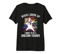 When I Grow Up I Want to Be A Unicorn Trainer Premium T-Shirt