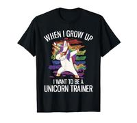 When I Grow Up I Want to Be A Unicorn Trainer Value Graphic T-Shirt