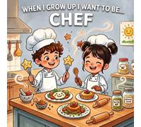 When I Grow Up, I Want to Be... Chef: Children’s book about becoming a chef, vocation, teamwork, and a love for cooking.