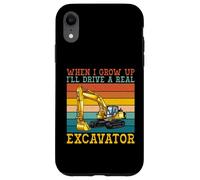 When i grow up i will drive a real Excavator Case for iPhone XR