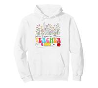 When I Grow Up I'll Be A Teacher Floral School Lover Pullover Hoodie