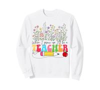When I Grow Up I'll Be A Teacher Floral School Lover Sweatshirt