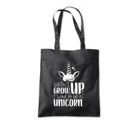 When I Grow Up Unicorn Tote Shopping Bag 10 Litres Capacity 42 x 38cm