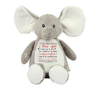 When I Tell You I Love You I Don't Say It Out of Habit, Valentine's Day Gift, Soft Toys, Teddy Bear. (Elephant)