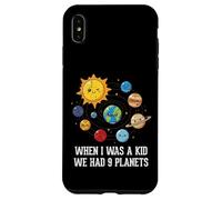 When I Was A Kid We Had 9 Planets Space Galaxy Women Men Case for iPhone XS Max