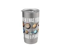 When I was Young We Had 9 Planets Solar System Astronomy Stainless Steel Insulated Tumbler