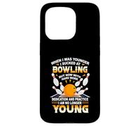When I Was Younger I Sucked At Bowling Dedication Practice Case for iPhone 15 Pro