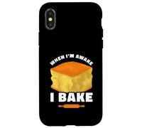 When I'm Awake I Bake Funny Cornbread Case for iPhone X/XS