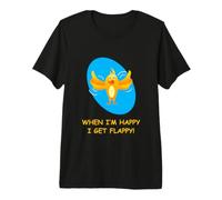 When I'm Happy I Get Flappy Funny Autism Premium T-Shirt