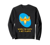 When I'm Happy I Get Flappy Funny Autism Sweatshirt