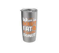 When in Doubt eat a Sprinkle Donut - Donuts Stainless Steel Insulated Tumbler