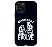 When In Doubt Evolve Funny Evolution Humor Nerdy Case for iPhone 11 Pro