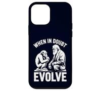 When In Doubt Evolve Funny Evolution Humor Nerdy Case for iPhone 12 mini