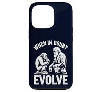 When In Doubt Evolve Funny Evolution Humor Nerdy Case for iPhone 13 Pro