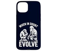 When In Doubt Evolve Funny Evolution Humor Nerdy Case for iPhone 15 Plus