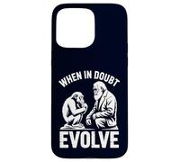 When In Doubt Evolve Funny Evolution Humor Nerdy Case for iPhone 15 Pro Max