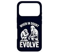 When In Doubt Evolve Funny Evolution Humor Nerdy Case for iPhone 17 Pro