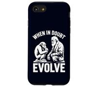 When In Doubt Evolve Funny Evolution Humor Nerdy Case for iPhone SE (2020) / 7/8