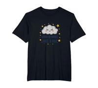 When in Doubt Take a Nap Sleepy Cloud Cute Wall Art T-Shirt, Men's Big and Tall, Black, 2X Tall