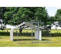 When in Home Chicken Run Coop Heavy Duty Galvanised Steel Cage suitable for Pets Hens Rabbit Dogs Ducks Chickens Poultry 3 Sizes (3m x 2m | 3m x 4m | 3m x 6m) includes Roof Cover (3m x 4m)