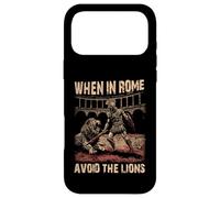 When in Rome Avoid the Lions Roman Empire Case for iPhone 17 Pro Max