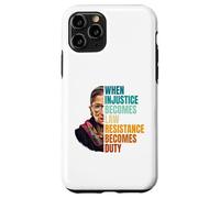 When Injustice Becomes Law Resistance Becomes Duty RBG Quote Case for iPhone 11 Pro