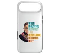 When Injustice Becomes Law Resistance Becomes Duty RBG Quote Case for iPhone Air