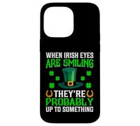 When Irish Eyes Are Smiling - St Patrick's Day Leprechaun Case for iPhone 14 Pro Max