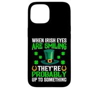 When Irish Eyes Are Smiling - St Patrick's Day Leprechaun Case for iPhone 15
