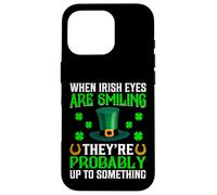 When Irish Eyes Are Smiling - St Patrick's Day Leprechaun Case for iPhone 16 Pro