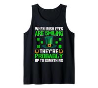When Irish Eyes are Smiling - St Patrick's Day Leprechaun Tank Top