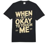 When is It Okay to Touch Me Boundary Setting Introvert - Comfort Colors Adult Heavyweight T-Shirt