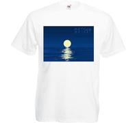 When is The Bright Moon There are Men's T-Shirts O-Neck Unisex Short Sleeve T-Shirt Black