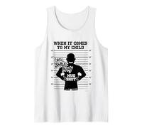 When It Comes to My Child I Will Smile in My Mug Shot Tank Top