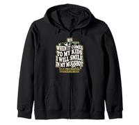 When It Comes to My Kids I Will Smile in My Mugshot Zip Hoodie