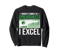 When It Comes To Spreadsheets I Excel Funny Accountant CPA Sweatshirt