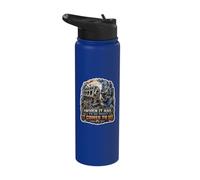 When It Has to Be Right, It Comes to Me Machinist Stainless Steel Insulated Water Bottle