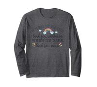when it rains look for rainbows when it's dark look for star Long Sleeve T-Shirt