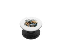 When Life Blurs Refocus Rise Camera Lens Quote PopSockets Adhesive PopGrip